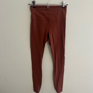 Athleta high rise elation legging size XXS, full length, Terra color